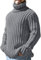 Générique Homme Pull Basique À Col Roulé Chaud Manches Longues Col Montant Pullover en Tricoté Pas Cher Coupe Vent Sweat Tricot Pull De Noel Cachemire Homme