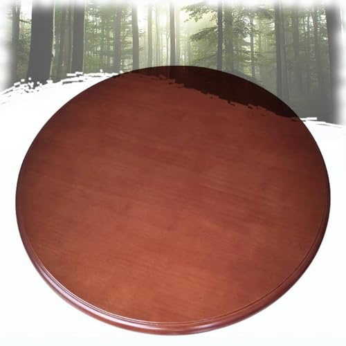 ExkaTe Bandeja giratoria de Madera 24 28 32 36 40 Pulgadas Bandeja giratoria para Servir en la Mesa Organizador de Mesa para la Cocina del hogar Plato para Servir Lazy Susan Giratorio de 360 °