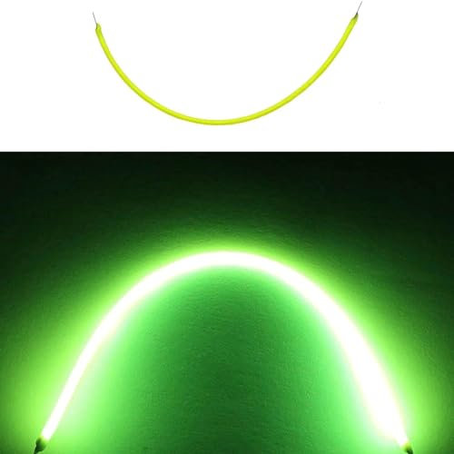 LNYMZD 1Pc Grün Flexibler Glühfaden,warmes Licht,LED-Perle,DC3 V,Retro-Dioden,Edison-Glühbirne,LED-Glühfaden (130 mm) Leuchtmittel,LED Lampen,Beleuchtung