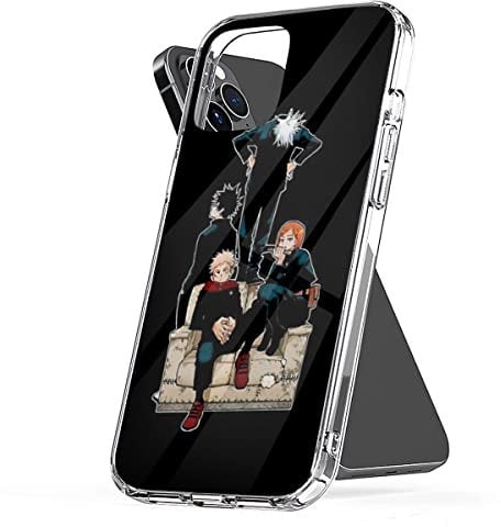 CRSMINE Personalized Jujutsu Phone Case Kaisen Compatible with iPhone 15 16 Soft 14 12 13 11 Pro Max Plus XR X Xs Max Anti-Scratch Shock-Resistant Soft Protective TPU Case