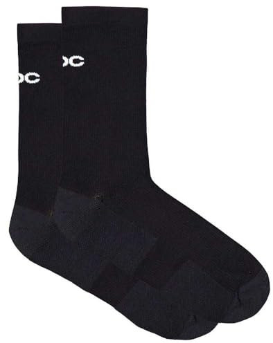 POC Unisex Motion Mtb Long Fahrradsocken, Uranium Black, M EU