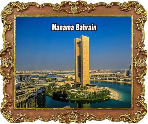 Manama Bahrain Fridge Magnets Tourist Souvenir Refrigerator Decoration Magnet