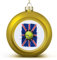 Goldener Tennisball, Sport, Flagge des Vereinigten Königreichs, Weihnachtsball-Ornament – Flagge des Vereinigten Königreichs, Weihnachtsball, hängende Ornamente, Andenken, Souvenir für Weihnachtsbaum,