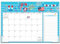 Wandkalender 2024-2025, 18 monatliche Kalender ab Juli..2024 bis Dezember 2025, 17x12 -Zoll -Schreibtischkalender mit Zeitplänen, Feiertagen, Schreiben von Blöcken und Eckschutz für Home Office.