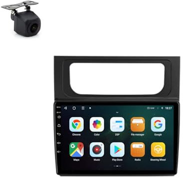 10 Pulgadas Android 13 Radio Coche para VW Volkswagen Touran 2 1T 2010-2015 con Android Auto/Carplay WiFi 4G Bluetooth Radio FM RDS Pantalla Dividida USB Control del Volante Gps Coche Navegador(A3 6+1