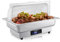 Wuyooprt Réchaud à rouleau, réchauds pour buffet - Serveur alimentaire avec affichage de contrôle de la température - Réchauds en acier inoxydable de 9 pintes, buffet de station de service chauffant