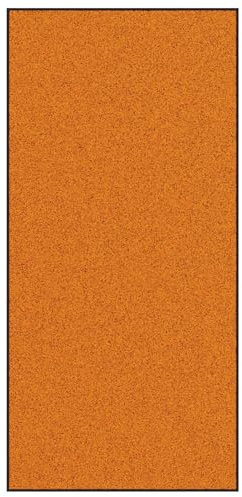 vidaXL Fußmatte Waschbar Orange 120x250 cm