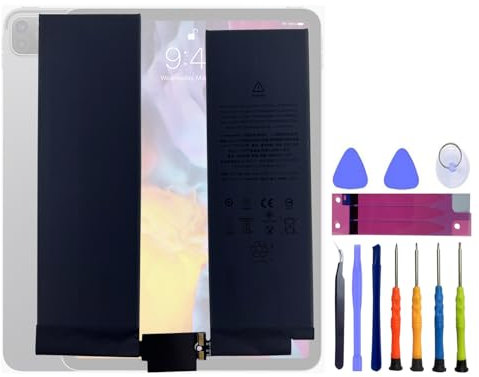 HIGHAKKU Batteria di ricambio A2224 compatibile con iPad-Pro 11 2nd Generation Gen 2 2020 A2228 A2068 A2230 A2231 iPad8,9 iPad8,10 EMC 3349 3350 128 GB 256 GB 512 TB con strumenti