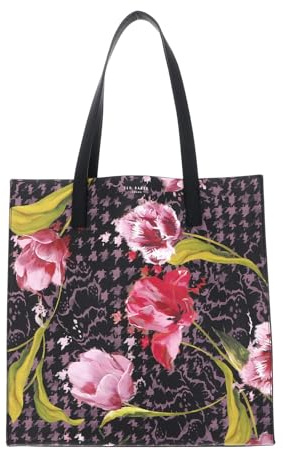 Ted Baker Tullsa Large Floral Print Bag, Black