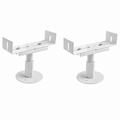 Heizkörperkonsole, Verstellbare Heizkörper-Bodenstütze höhenverstellbare, Standfuß Standfüße, Heizkörper Halterung Befestigung Aufhängung Konsole, Aluminium, Weiß (11-16 cm)