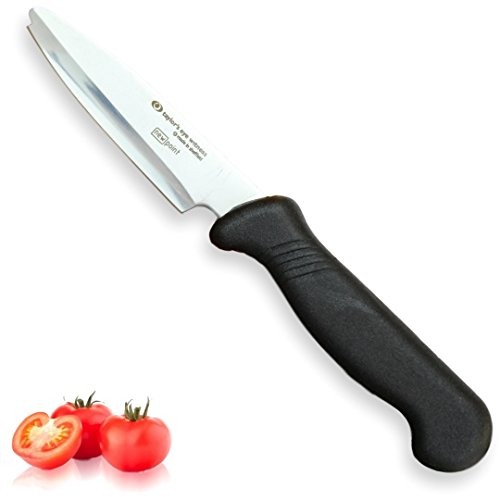 Taylors Eye Witness New Point Safe All Purpose Knife - Professional Multi Purpose 7.5cm Cutting Edge. Unique Safety Rounded Protection with Small Utility Point. Razor Steel Blade. Fibre Grip Handle