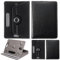 Custodia universale per tablet da 8 pollici, con supporto multiangolare e stampa a portafoglio, compatibile con tutti i dispositivi Samsung da 8, Lenovo, Apple, Toshiba Android tablet tablet (nero)