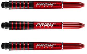 WINMAU Prism Force Rot Intermediate Polycarbonate Dart Stems - 1 Sätze pro Packung (3 Schäfte insgesamt)