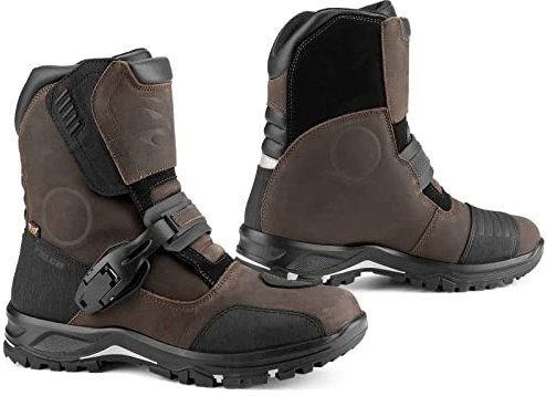 FALCO Marshall Stivali da moto (Brown,45)