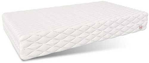 FDM Active 7 Zonen Taschenfederkernmatratze Matratze Kokos Visco Latex H3/H4 (mittelhart/hart) Höhe 22 cm Zweiseitig 120 x 200 cm