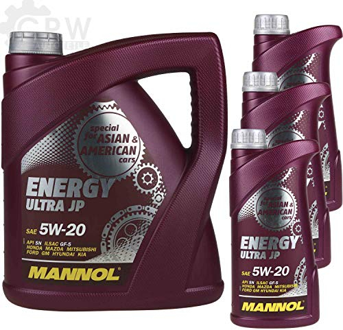 7 Liter OriginalMANNOL Motoröl Energy Ultra JP 5W-20 API SN Engine Oil Öl