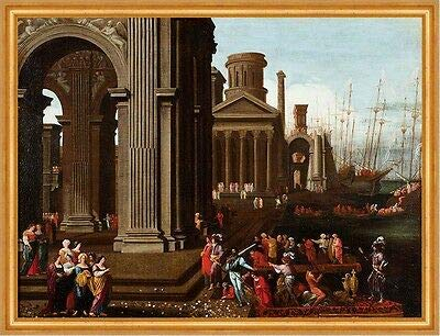 Kunstdruck Embarkation of Saint Ursula Agostino Tassi BA2 00290