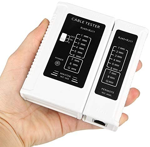 continuità Ethernet Automatica RJ45 RJ11 Tester per Cavi di Rete Strumento Multifunzionale per Cavi per elettricisti per rilevamento guasti LAN