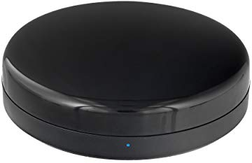TELLUR Smart Mando a Distancia Universal, Control Remoto WiFi IR, Sensor Temperatura y Humedad, Remoto App y Voz, Control de Aire Acondicionado, Compatible con Alexa, Google, Siri Shortcuts, Φ70mm