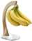 everous Banana Hanger Marble Base,Modern Banana Holder Tree Stand for Home or Bar(White Base) None Slip Banana Rack