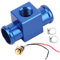 EBTOOLS Wassertemperaturschalter Motorrad-Thermostat Wassertemperaturschalter Kühler Kühlmittelgebläse-Temperatursensor für Motorrad-ATV-Geländefahrzeuge(Blau)