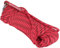QHY Nylon Kletterseil 8mm Mit Karabiner Lagergewicht 2000kg Hochfestes Sicherheitsseil Für Outdoor Wandern Zubehör Sport Camping (Color : Red, Size : 60m*8mm)