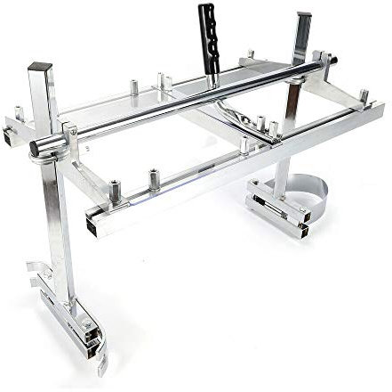 Chainsaw Mill 24 Zoll Mobiles Sägewerk für Kettensäge 14“-24“ Kettensägenhalterung Tragbar Kettensägenfräse