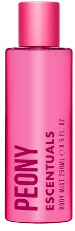 Escentuals Womens Peony Body Mist Fragrance Spray, 250ml