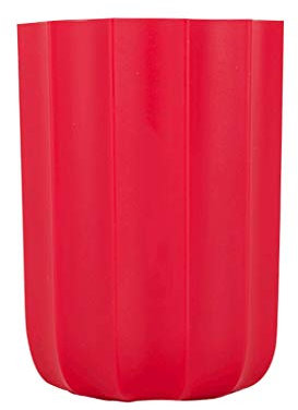 RSLEE Pen Pencil Pot Holder Edge Pen Pencil Holder,Desktop Organizer,Makeup Brush Holder Office Desk Accessory,Multifunctional Stationery Box Red Pencil Pot Desktop Organiser
