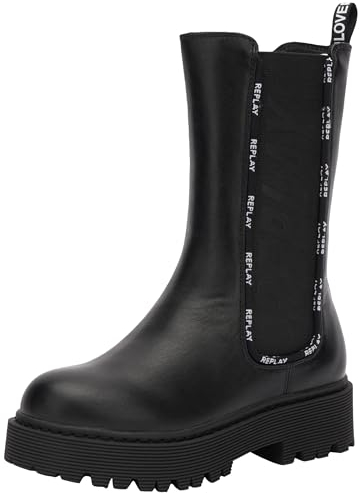 REPLAY GBL20 .000.C0013S, Stivali alla moda Bambine e ragazze, Nero (Black 003), 36