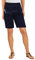 Womens Shorts with Pockets Lightweight Elasticated Summer Easy Care Ladies Travelling Pull on Comfy Lounge Shorts Plus Size (16, Navy Blue)
