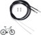 Hmseng Bike Brake Cables, Front Rear Mountain Bicycle Brake Wire Set, for Road Bike and Common Bike, with 2 Cable end crimps-1 Pairs