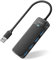 iDsonix USB Hub, 4 Port USB Hub 3.0 Ultra Slim USB Splitter Multi USB Port adapter, USB Extension Hub USB Hub Multiport Adapter USB Extender for Laptop,PC,MacBook,USB Flash Drives, Mobile HDD, Black