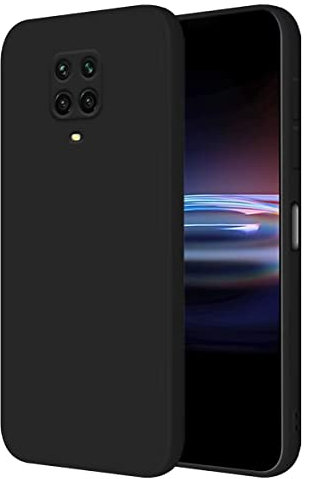 HONLEN Custodia Compatibile con Redmi Note 9S / Note 9 Pro (6.67 Inches) Morbida Liquido TPU Silicone Case Protettiva, Antiurto in Antigraffio Cover Protettiva