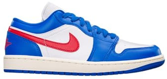 Air Jordan 1 Low Sport Blue Gym Red (Women's) DC0774-416 37.5, Sport Blue Gym Red White Sail, 37.5 EU
