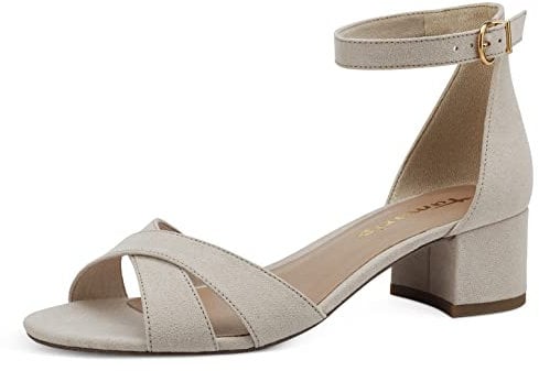 Tamaris Sandalette Damen Vegan Elegant beige,EU 38