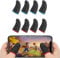 WKRTDY 8er Set Handy-Gaming Finger Sleeves, schweißresistente Fingerhandschuhe für Handy Spiele, atmungsaktive & ultradünne Touchscreen Fingerhülsen für jedes Spiel & Handygerät
