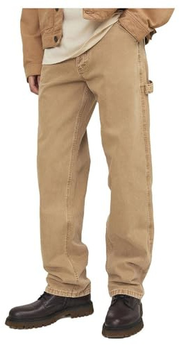JACK & JONES Herren Jeanshose Jjieddie Jjcarpenter Wi 050 Noos Tigers Eye 32W / 32L