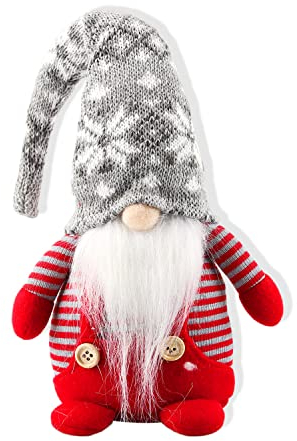 Weihnachten Deko Wichtel, Schwedische Weihnachtsdeko, Gnome, Tomte, Weihnachtswichtel Figuren Groß für Geschenke Familie Deko