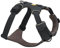 Ruffwear Front Range Hundegeschirr, reflektierendes Y-Geschirr, verstellbares, bequem gepolstertes Alltagsgeschirr für Spaziergänge und Hunderennen, 2 Leinenbefestigungen und V-Ring, Basalt Gray S
