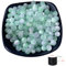 ftiemlovde 50 Rondes Perles pour Bracelet，Oeil Collier Perle Pierre Naturelle pour Bijoux （Verte 10mm）