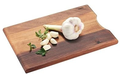 GEFU Planche à découper Enno - Petite - Bois de Noyer
