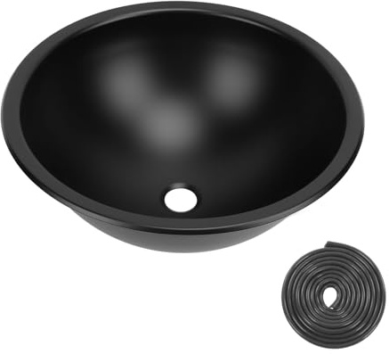 Évier Rond en Acier Inoxydable 304, évier Rond pour Camping-car, Petit évier de Cuisine, évier de Bar avec Ensemble de Drainage, évier Rond 400 X 160 Mm, évier de Bar de Cuisine
