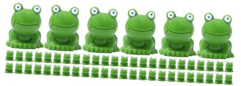 TOYANDONA 150 STK Mini-Froschstatue Miniatur-Froschstatuen Frosch-Dekor gesteckt Spielzeughausdekoration Tiere Ozeandekorationen Mikro-Landschaftsdekoration Froschfiguren aus Kunstharz