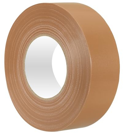 PATIKIL Pickleball Gericht Klebeband 5cm*72m Platzband Selbstklebendes Temporäres Court Tape Rutschfestes Sportplatz Markierungsband für Drinnen/Draußen Tennis Volleyball Badminton, Braun