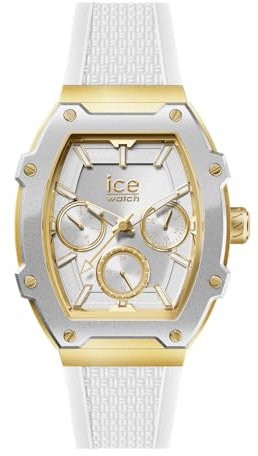 Ice-Watch - ICE boliday White gold Steel - Montre blanche pour homme avec bracelet en silicone - 023897 (Medium)