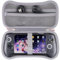 Khanka Custodia rigida per Anbernic RG556 Retro Handheld Game Console, borsa di trasporto per RG556 5.48-Inch Android Retro Handheld Game Console, solo custodia (Grigio)