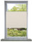 ShGaxin Plissee Faltrollo Rollo Plisseerollo, Verdunklungsplissee, Dachfenster Rollo, Sichtschutz Fenster, Fensterrollo, Plissee Verdunklung, 70x150cm Creme
