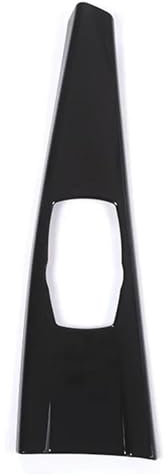 DZSLLOOI Auto Interieur Für 3 4 Serie F30 F31 F32 F36 3GT 320i Carbon Faser Auto Center Konsole Getriebe Shift Panel Aufkleber Abdeckung Innen Dekoration Auto Innen(Schwarz)