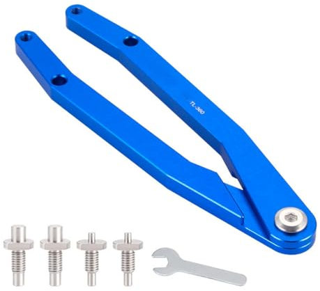 HOUSON Clé à aiguille de vélo, clé à manivelle de vélo pour pédalier de vélo et fourche de suspension de moto avec 4 vis, 2,4/2,9/3,9/4,9 mm